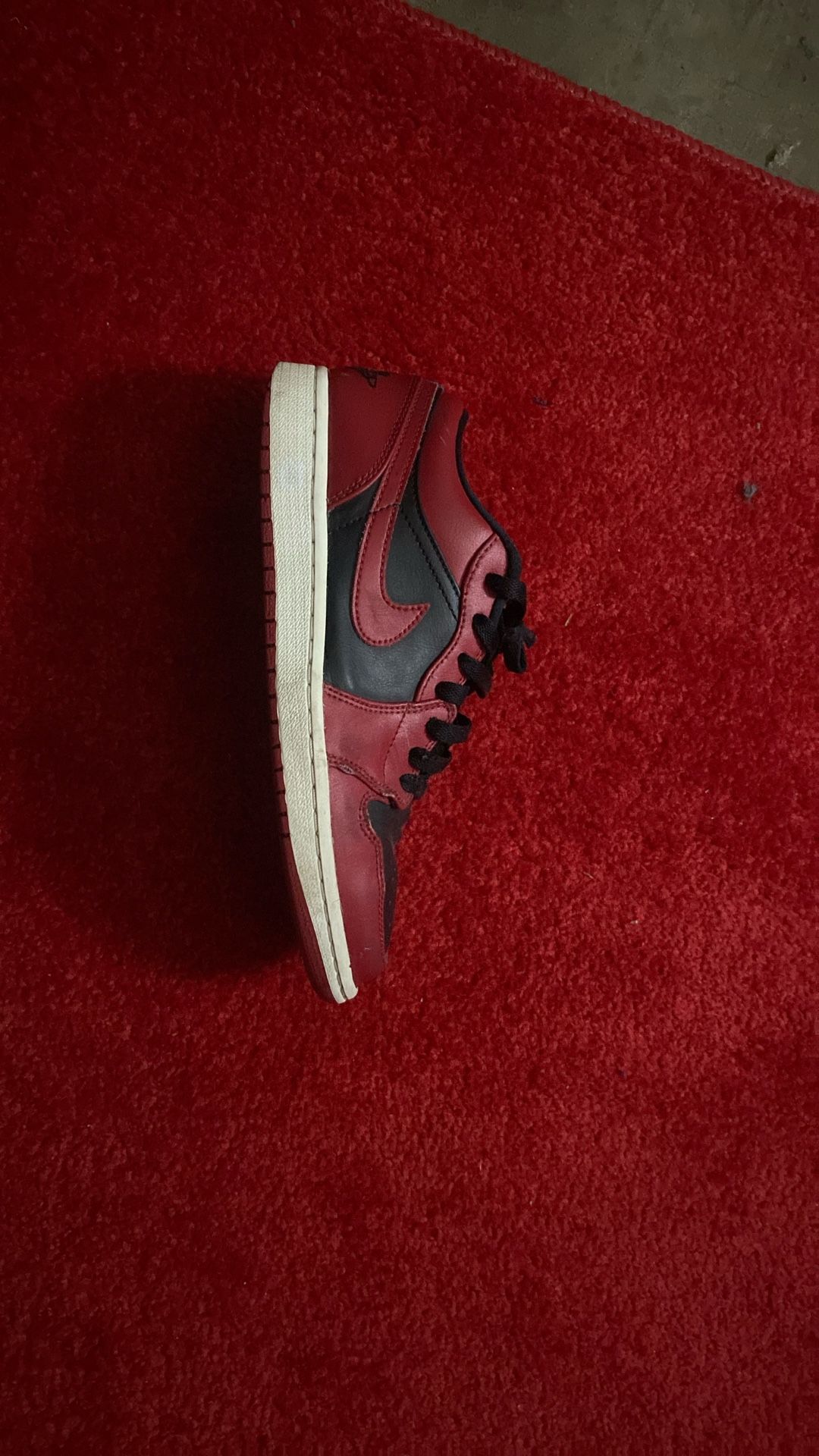 Air Jordan 1 Low Reverse Bred 7:5