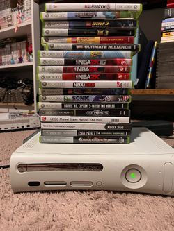 Xbox 360 with 20 games