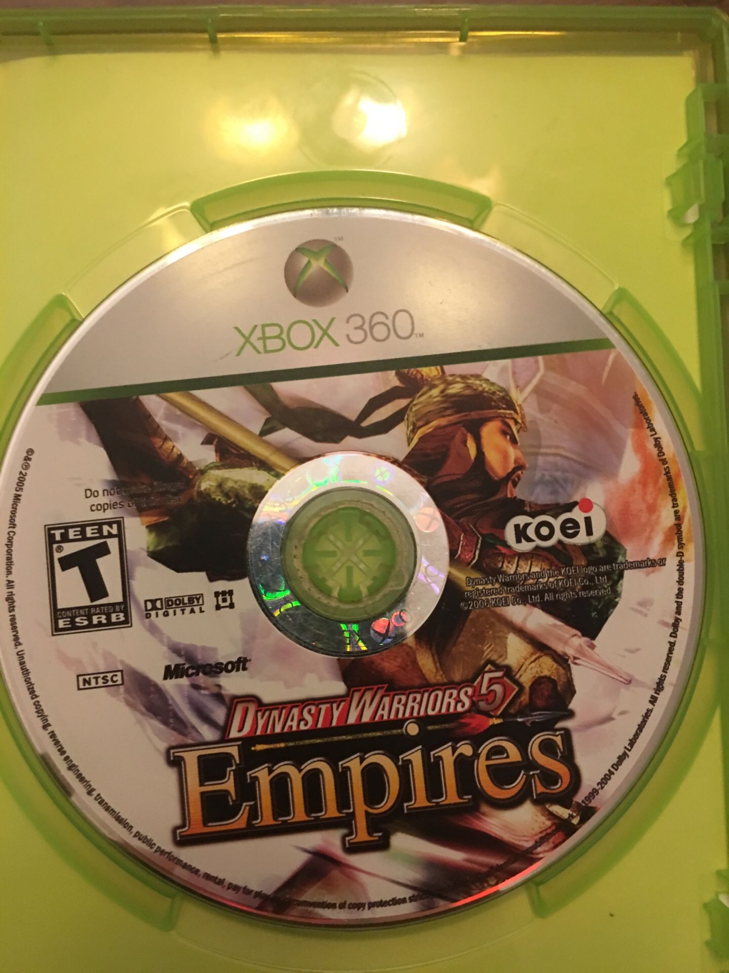 Xbox 360 dynasty warriors 5