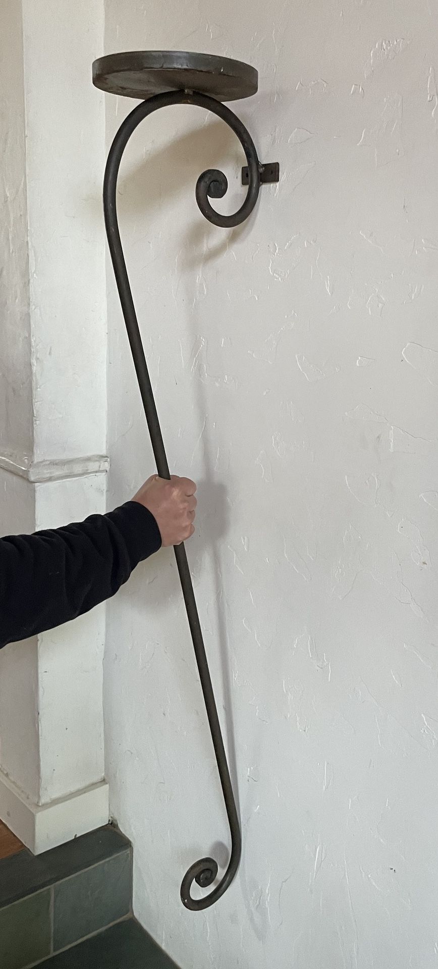 Large wall-mount candle holder (or flower pot holder)