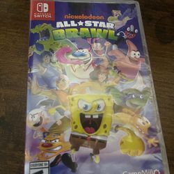 Nickelodeon Spongebob,  All ⭐️ Star Brawl  Nintendo switch Game 