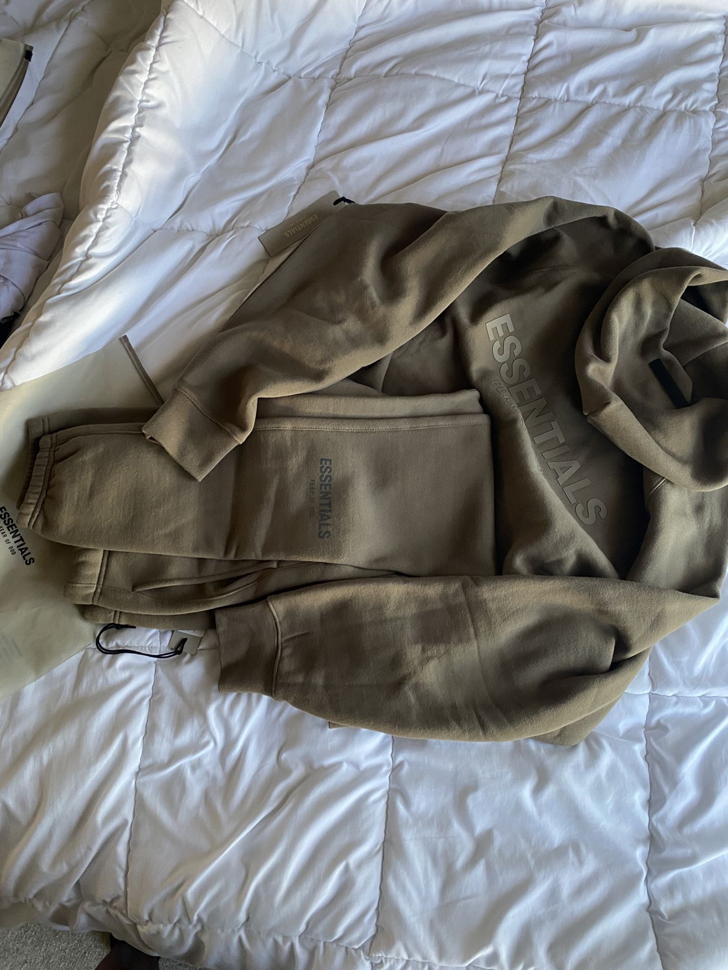 Brand New Fear Of God Essentials  Hoodie And Sweatpants  See Description 