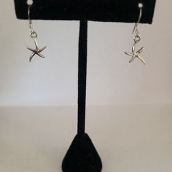 Sterling Silver Starfish Earrings