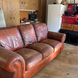 Leather couch