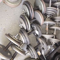 Adjustable Dumbbells 35lbs St And 45lbs Set