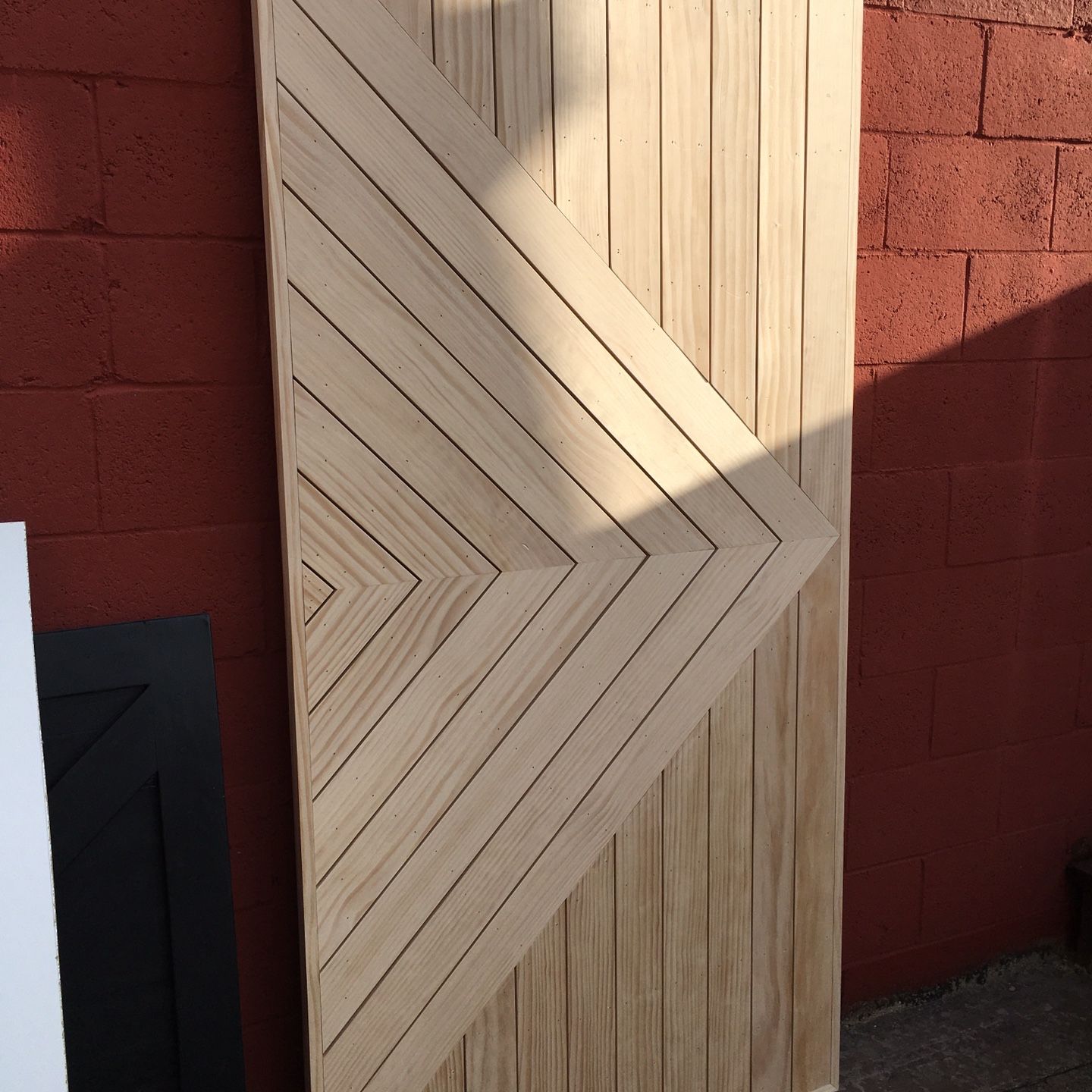 Beautiful barn door 39 1/2 wide by 84 inches tall $300