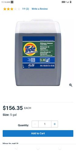 Tide retail price over $150.