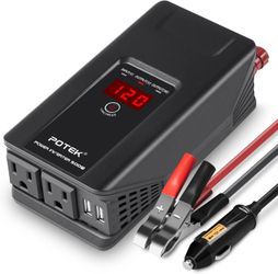 500w Power Inverter DC 12V to AC 110V Car Adapter