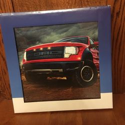 Ford F-150 Lighted Canvas Wall Art-New 