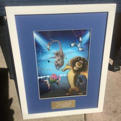 Madagascar 3 Europes Most Wanted Limited Edition Framed Art 13.5x17.5in