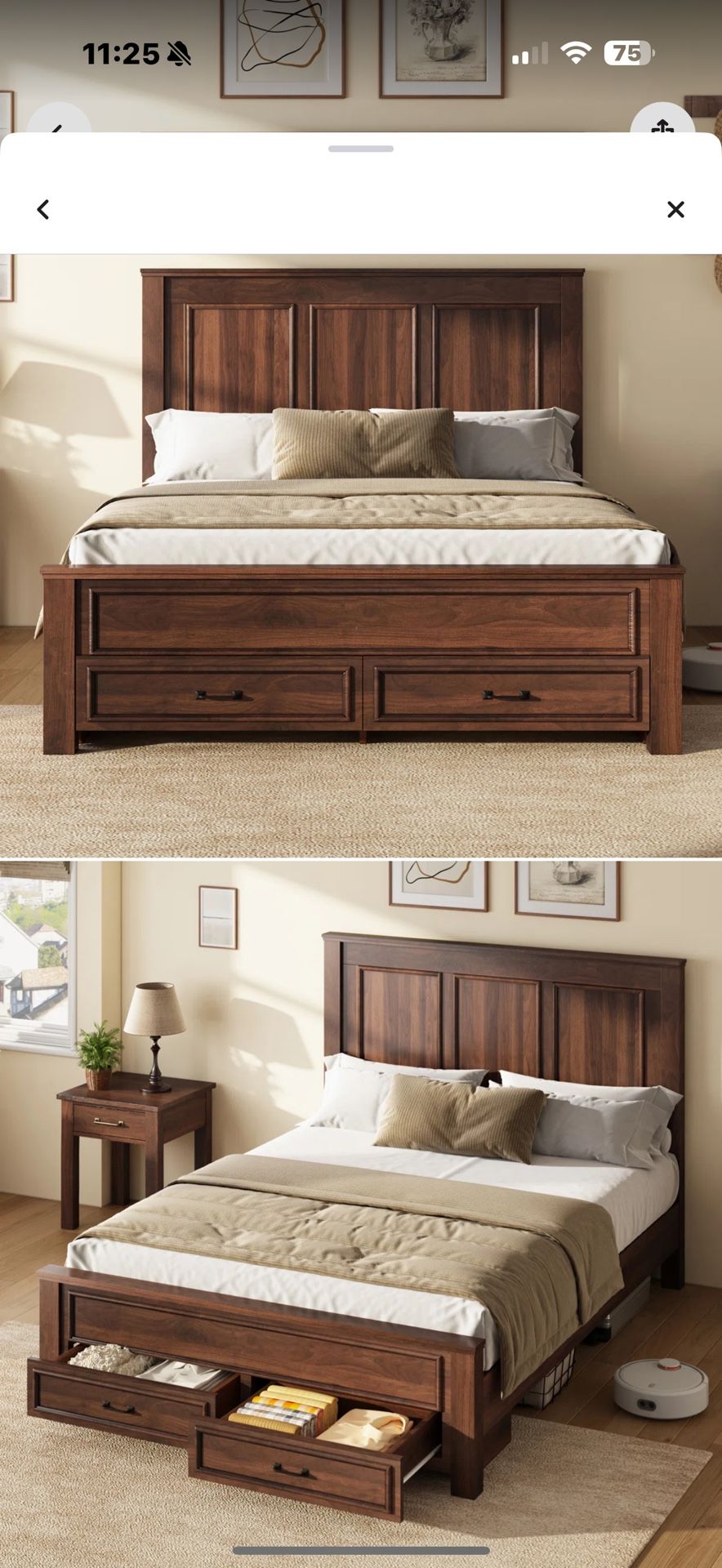 NEW Farm House Platform Bed