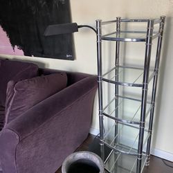 Glass Shelving Unit