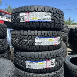 245/65/17 Falken Wildpeak AT4W EACH TIRE $195/ CADA LLANTA- INSTALLED AND BALANCED