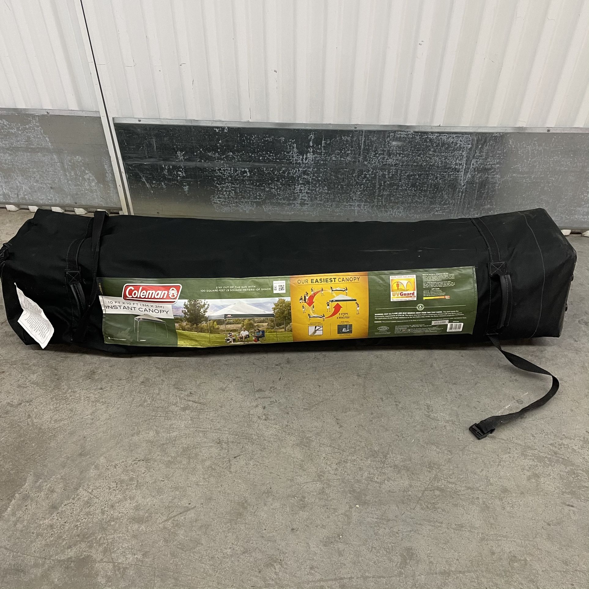 Coleman Outdoor Pop-Up Canopy Tent – UVGuard 10x10 with Carry Bag