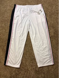 NWT Y2K Starter Tricot Track Pants Mens Size XL (40-42) Arctic White Baggy