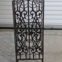 20th Century Wine Cabinet Rack Iron 