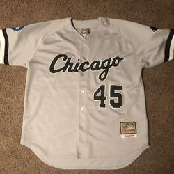 Throwback Michael Jordan white sox Jersey