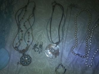 For Sale: Necklace and Earrings Set, One Piece and One Pair, All for 20