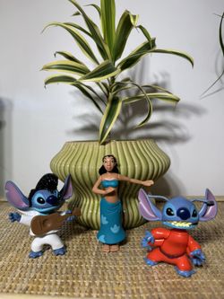 Vintage lilo and stitch happy meal toys 