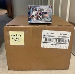 2025 Topps Chrome football blasters case of 40