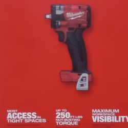 Milwaukee M18  3/8" Compact Impact Wrench With Friction Ring Tool Only
