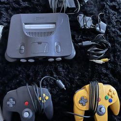 N64 with games
