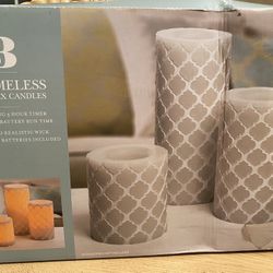 Flameless Led Wax Candles