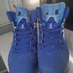 Blue Jordans Size 10