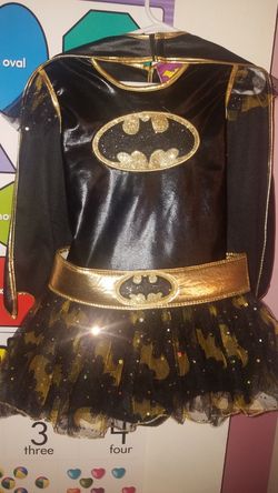 BATGIRL COSTUME SIZE 4T