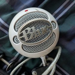 Microphone Blue Snow Ball USB White 