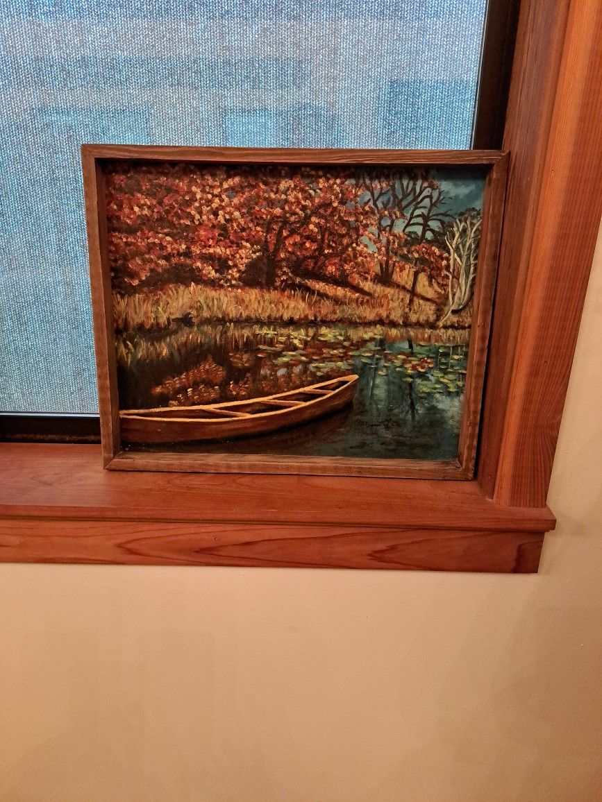 Oil Paintings In Rustic Frames