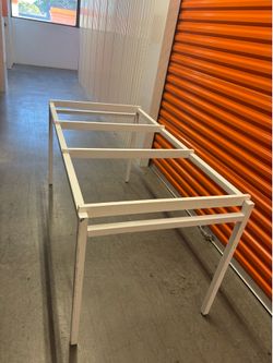 Free White Metal Table Frame