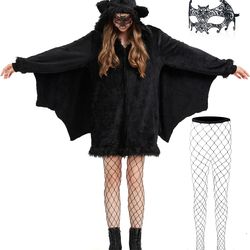 Bat Costume Kids 8-10 / Disfraz de Murcielago XG