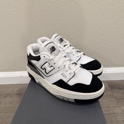New Balance 550 Athletic Shoe White Black Raincloud Kid’s Size 4 UK 3.5