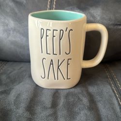 New Without Tags Rae Dunn Peeps Peep’s Sake Coffee Tea Mug Cup Easter Spring