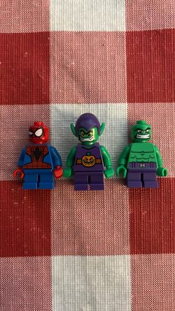 LEGO Marvel Minifigures Spider-Man Green Goblin Hulk