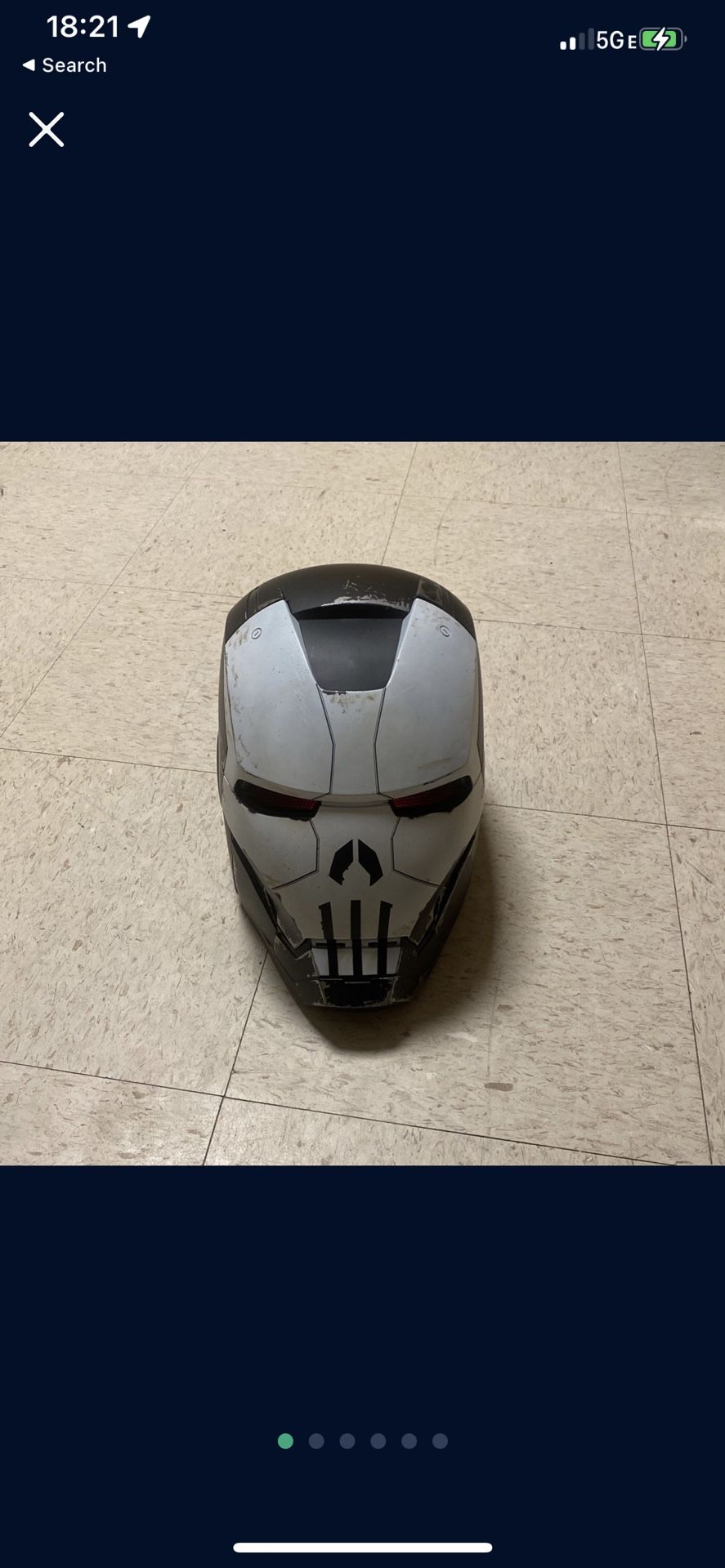 ‘PUNISHER’ Iron Man Helmet