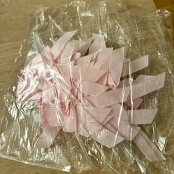 Champagne Glass Pink Ribbons - 30 Pcs