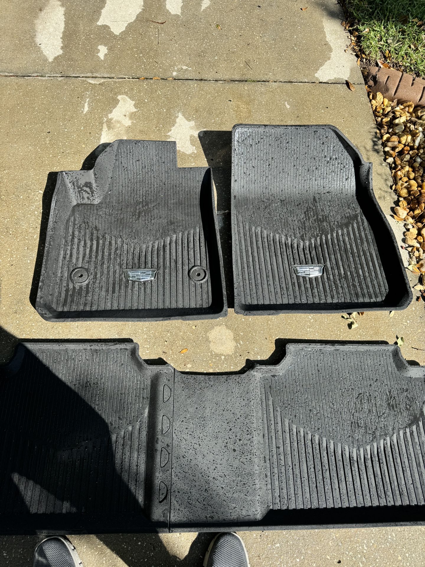 All Weather Floor Mats For A 2021 And 2022 Cadillac XT6 