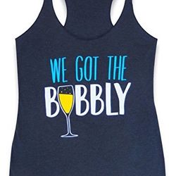 Sterling James Co. Bachelorette Party Shirt - Triblend Racerback Bubbly Tank