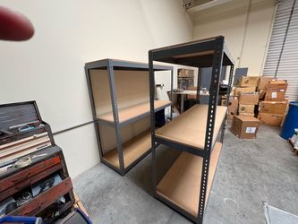 Metal Boltless Shelving Units – 2 Available - $60 for one, $110 for both