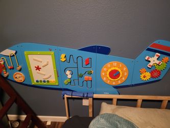 Wall Airplane Toddler Activity