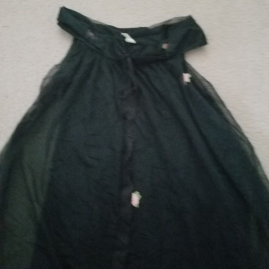 Beautiful black vintage nightgown