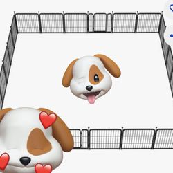 Extra large 32” height 24 panels pet dog corral playpen gate safe indoor outdoor camp yard house new