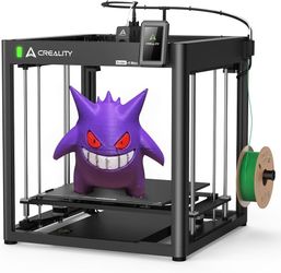 Creality Ender-5 Max 3D Printer,400x400x400mm Large Build Volume, 700mm/s High-Speed Printing, 36-Point Auto Leveling, LAN Multi-Device Control, Profe
