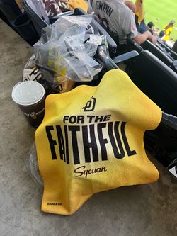 SWEEP CLINCHER! LAST ONE! NEW! 2026 San Diego Padres Postseason Giveaway Rally Towel “For The Faithful” From Game 2 Wild Card Vs Chicago Cubs