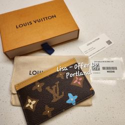 💯  Authentic Louis Vuitton Tyler The Creator Craggy Monogram Card Holder