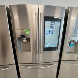 Samsung Stainless Steel French Door Refrigerator Used In Good Condition With 90days Warranty 