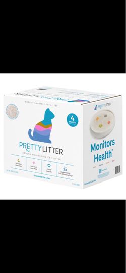 PrettyLitter Health Monitoring Cat Litter, Original Unscented, 16 Pounds