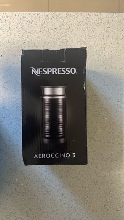 Nespresso Aeroccino 3 milk Frother black steel